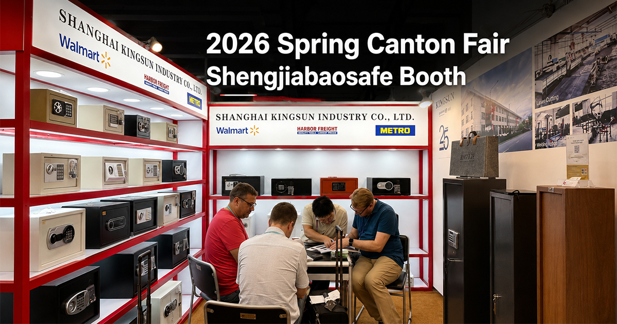 Shengjiabaosafe booth at the 139th Canton Fair 2026 in Guangzhou
